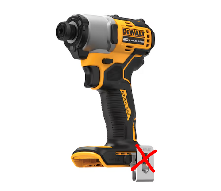 DEWALT 20-volt max 1/4-in Brushless Cordless Impact Driver (Battery Not Included and Charger Not Included ) (USED) (baretool)