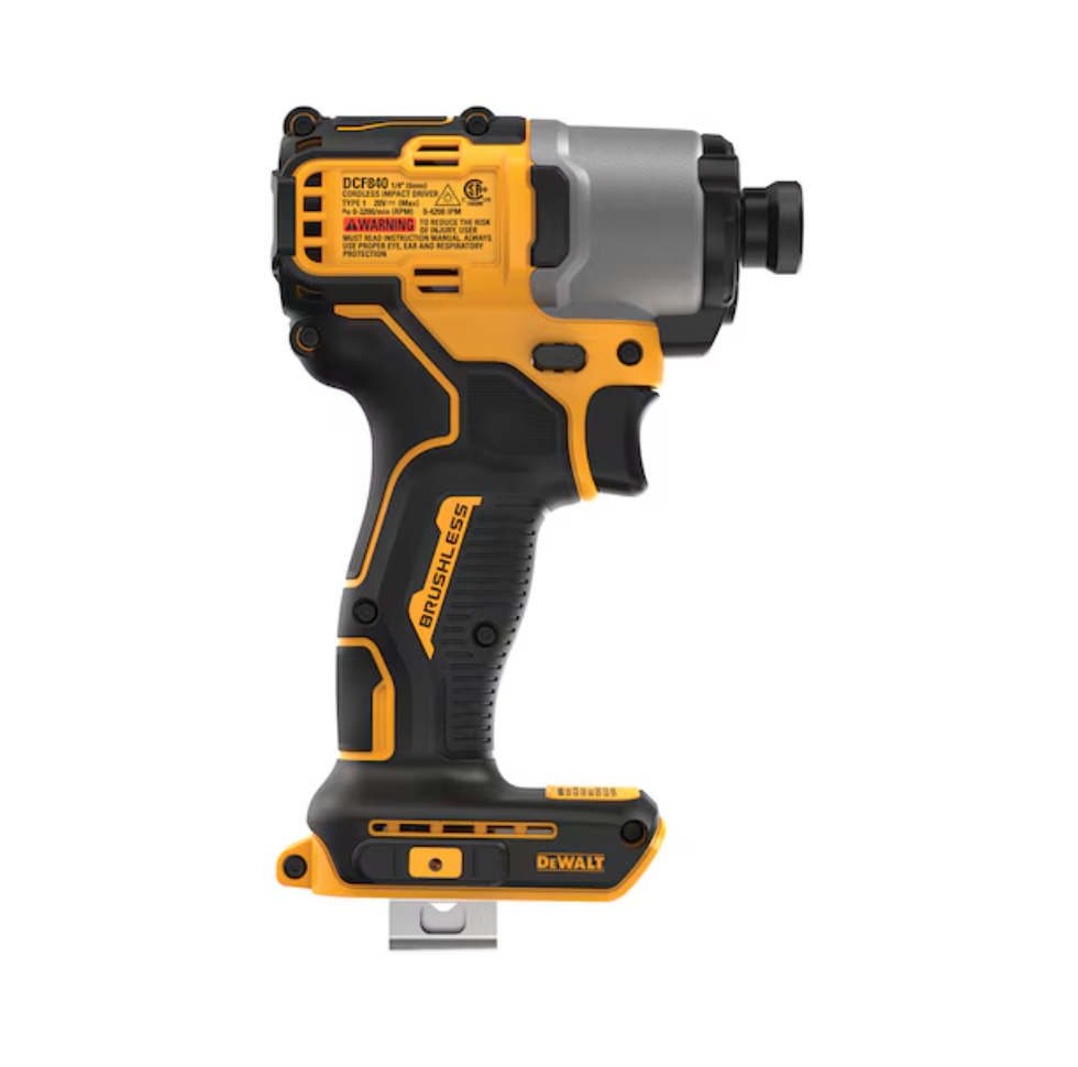 DEWALT 20-volt max 1/4-in Brushless Cordless Impact Driver (Battery Not Included and Charger Not Included ) (USED) (baretool)