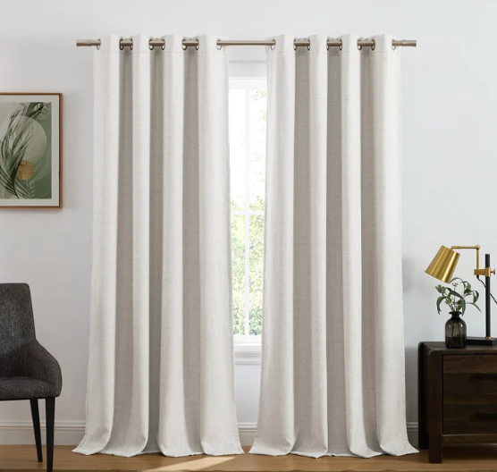 SUN+BLK Maxwell Total Blackout Window Curtains, 52” x 84”, 2-piece Set (New)