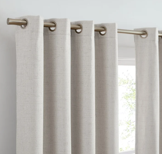 SUN+BLK Maxwell Total Blackout Window Curtains, 52” x 84”, 2-piece Set (New)