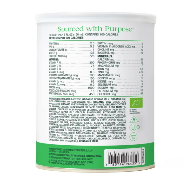 Bobbie Organic Original Infant Formula, 14.1 oz (new)