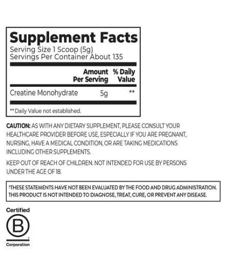 Orgain Creatine, Unflavored, 23.8 oz (new)