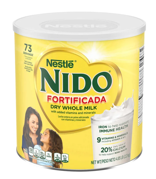 Nestlé Nido Fortificada, Dry Whole Milk, 4.85 lbs (new)