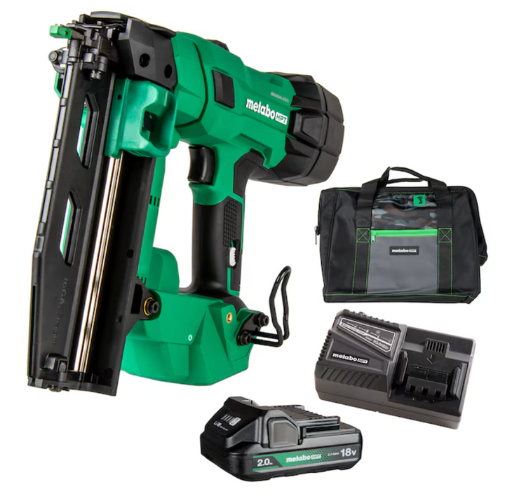 Metabo HPT MultiVolt 2-1/2-in 16 -Gauge Cordless Straight Finish Nailer (Battery Included and Charger Included) (USED)