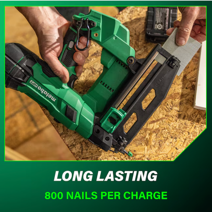 Metabo HPT MultiVolt 2-1/2-in 16 -Gauge Cordless Straight Finish Nailer (Battery Included and Charger Included) (USED)