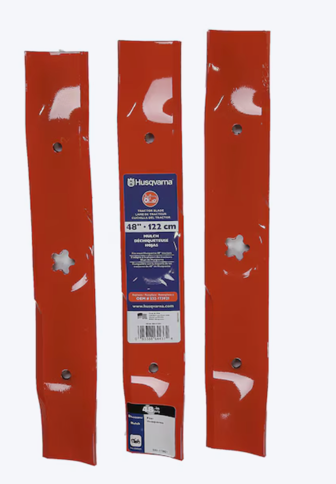 Husqvarna 48-in Deck Mulching Mower Blade for Riding Lawn 3 -Pack (New)