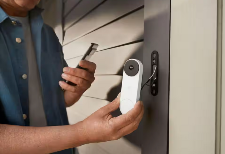 Nest Doorbell (Wired, 2nd Gen) - Snow (used)