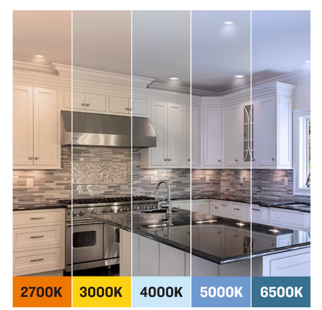 Utilitech White 4-in 450 -Lumens Switchable white Round Dimmable LED Canless Wet rated Recessed Downlight 12 -Pack (used)