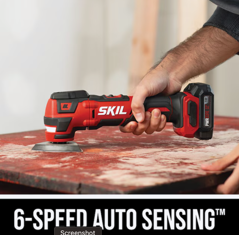 SKIL 12-volt 5-Tool Brushless Power Tool Combo Kit (1 battery Included) (open box)