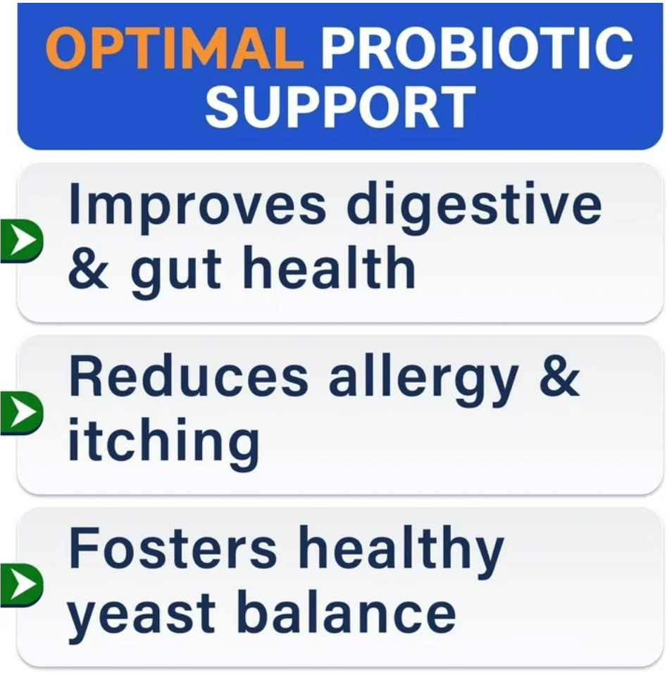 BARK&SPARK Probiotics for Dogs & Digestive Enzymes (Gut Health) Allergy & Itchy Skin - Pet Diarrhea Gas Treatment Upset Stomach Relief Pill Digestion (120 Count, Bacon) (new)