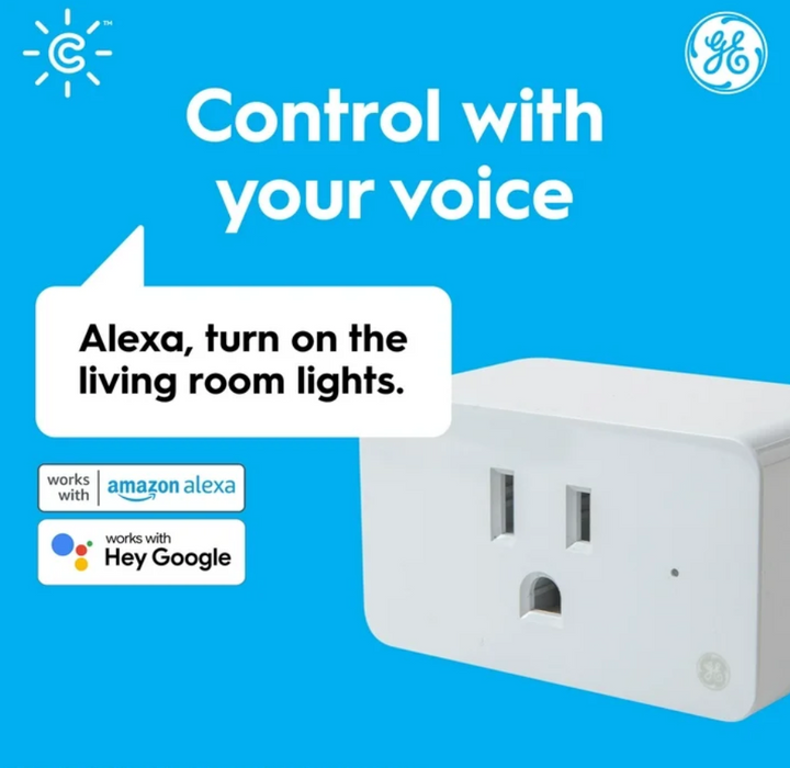 GE Cync Indoor Smart Plug 3 Pack, Alexa & Google Compatible, Matter Certified (new)