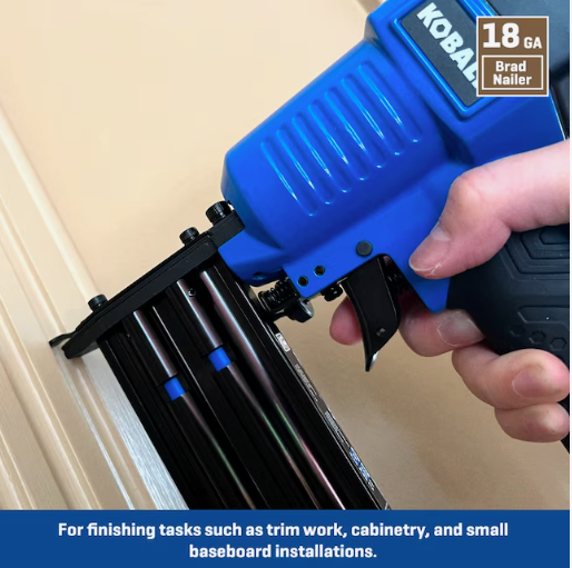 Kobalt Nailer 2-in 18 -Gauge Pneumatic Straight Brad Nailer (open box)