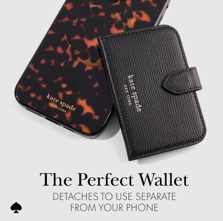 Kate Spade Morgan MagSafe Wallet / Card Holder for Phone - Midnight Black (used) (no box)