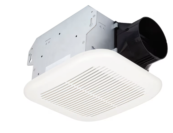 Utilitech Ventilation Fan 1.5-Sone 100-CFM  White Bathroom Fan (Open Box)