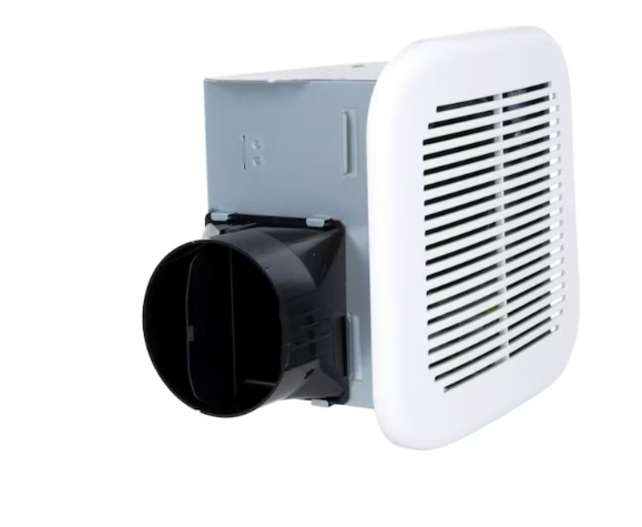 Utilitech Ventilation Fan 1.5-Sone 100-CFM  White Bathroom Fan (Open Box)