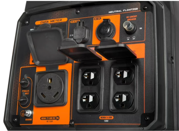 WEN Quiet and Lightweight 4800-Watt RV-Ready Portable Inverter Generator 56477i (open box)