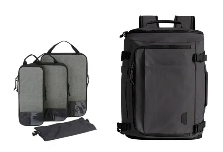 Bagsmart 38L Blast Backpack with 4-piece Compression Packing Cubes (new)