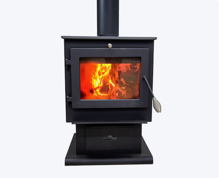 Master Forge 2500-sq ft Heating Area Firewood and Fire Logs Wood Stove (NEW)