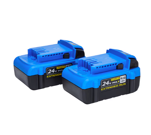Kobalt 24 -Volt 2 -Pack Lithium-ion (4 Ah Battery ) (open box)
