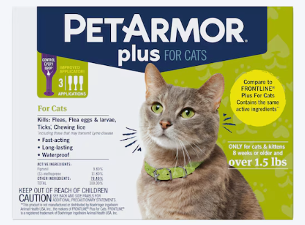 PetArmor Liquid Flea and Tick Treatment for Cats (new)