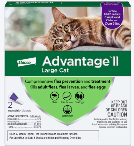 Elanco Advantage II Liquid Flea and Tick Treatment (Pet Size: Large) (new)