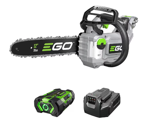 EGO POWER+ 56-volt 12-in Battery 2.5 Ah Chainsaw Battery Included Charger Included (Used)