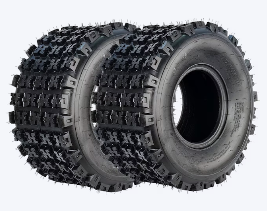 Tires 22X11x9 6 PR Tubeless Quad ATV Tire for UTV Side By Side Off Road Adventures Snow and Trail Riding Set of 2 (used)