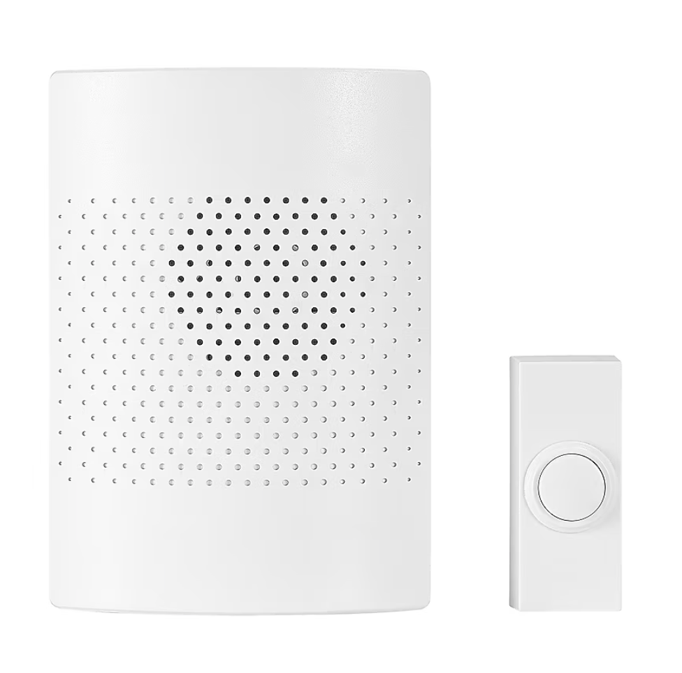 Utilitech White Wireless Doorbell Doorbell kit (open box)