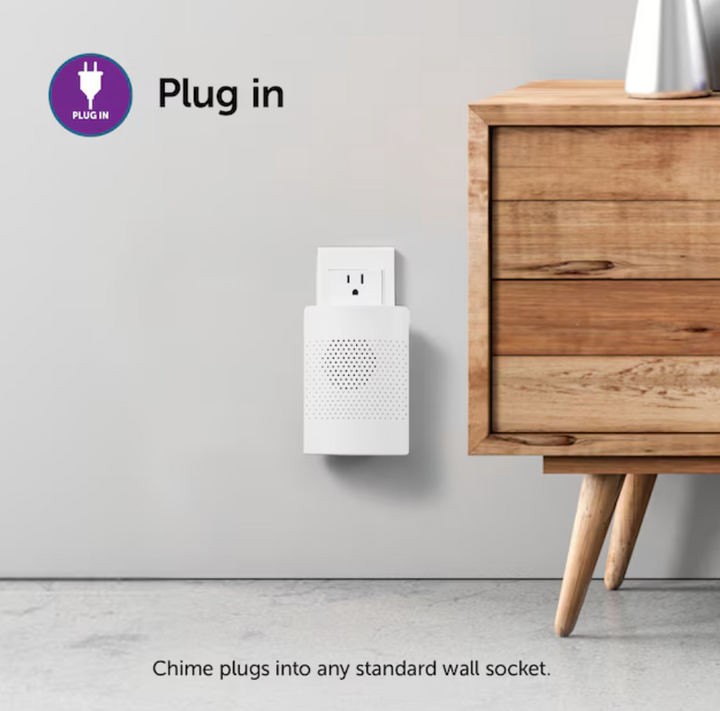 Utilitech White Wireless Doorbell Doorbell kit (open box)