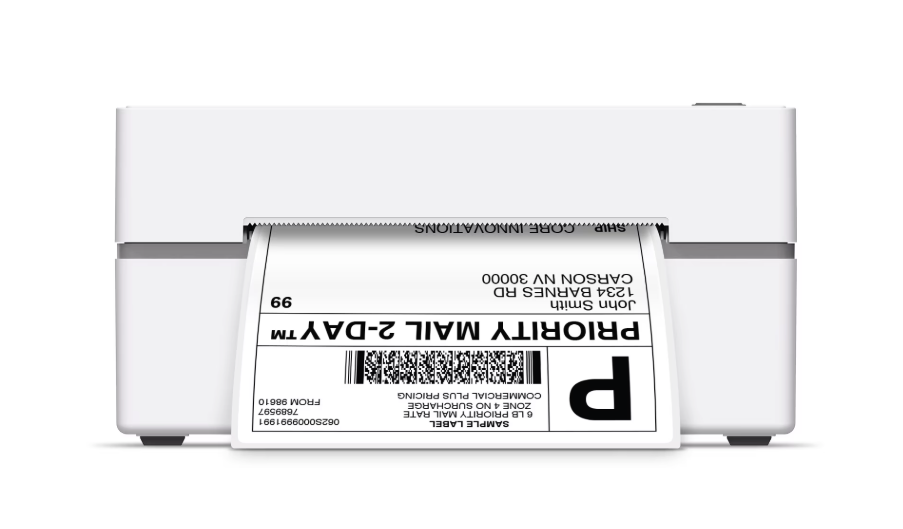 Core Innovations Bluetooth Thermal 4x6 Shipping Label Printer Bundle for Packages & Small Business - Android, iOS & Windows Compatible (new)