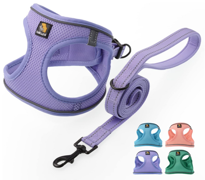 BELLA & PAL Step in Vest Harness (Lavender, XS) new)