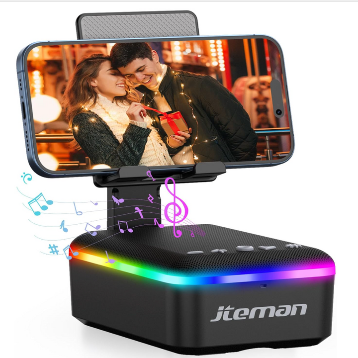 Jteman L35 3-in-1 Bluetooth 5.3 Phone Stand Speaker Atmosphere Light USB-C (new)