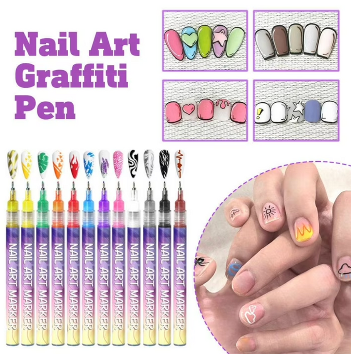Nail Art Pens 12 Colors (new)