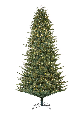 GE 9-ft Montana Fir Pre-lit Artificial Christmas Tree with White LED Lights (NEW)
