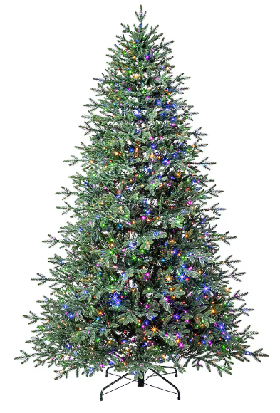 Balsam Hill 7.5-ft Lake Tahoe Pre-lit Artificial Christmas Tree with Color Changing LED Lights (NEW)