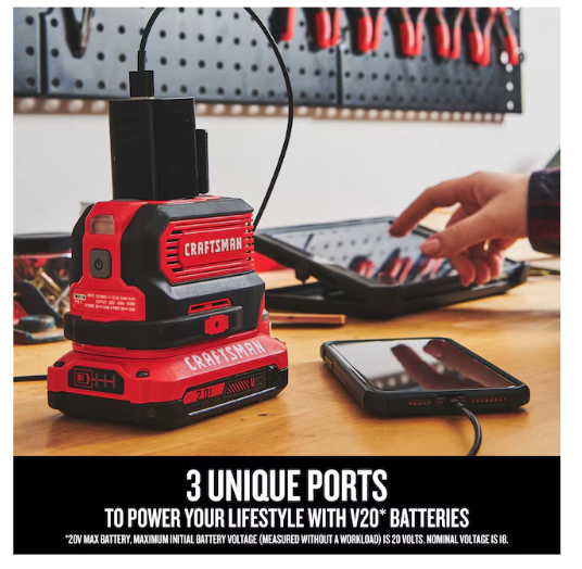 CRAFTSMAN 20-volt, 150-Watts Portable Power Station (Open Box)