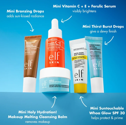 e.l.f Best & Obsessed Skincare Kit 2Pack  NEW