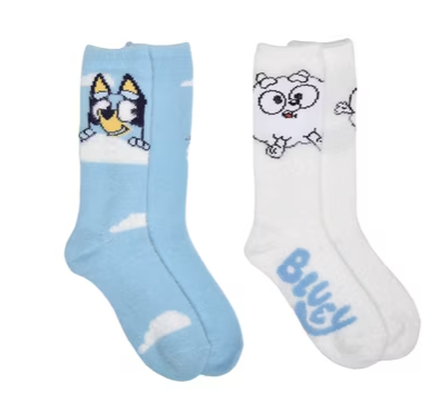 Novelty Bluey Socks 6PCK NEW