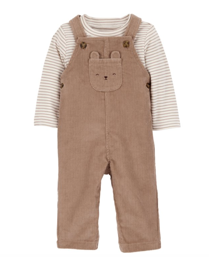 Carter's Child of Mine Baby and Toddler Boy Overalls Set, 2-Piece (new)