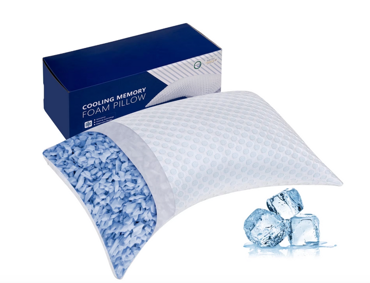 SORMAG Cooling Shredded Memory Foam Bed Pillows King Pack of 1 (new)