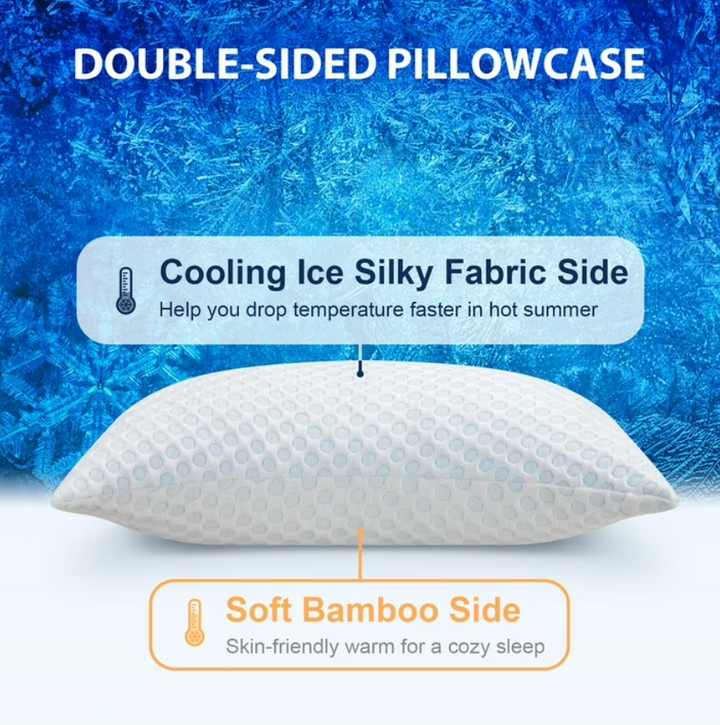 SORMAG Cooling Shredded Memory Foam Bed Pillows King Pack of 1 (new)