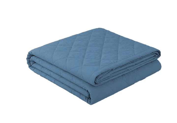 Cooling Quilted Throw Blanket Blue Large / Full NEW