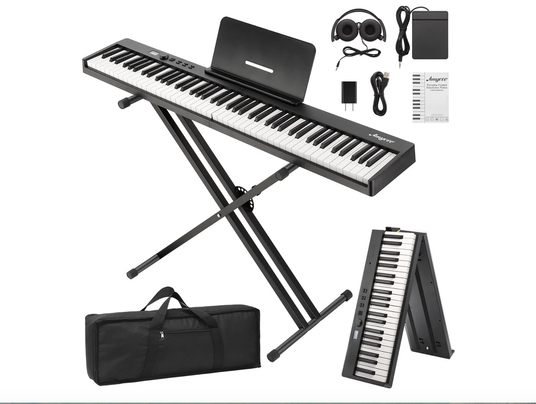 Garvee Folding Piano Keyboard Open Box
