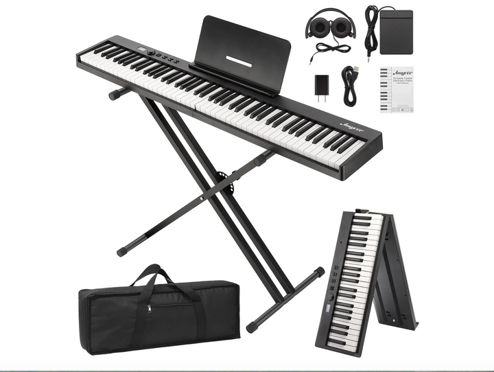 Garvee Folding Piano Keyboard Open Box