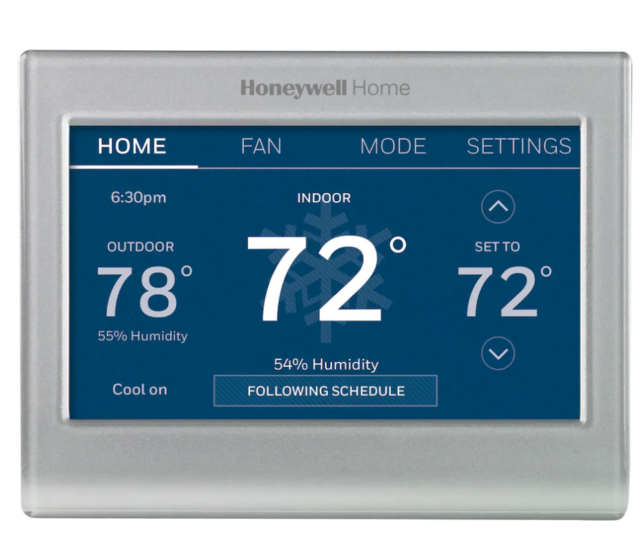 Honeywell Home - Smart Color Thermostat with Wi-Fi Connectivity - Silver