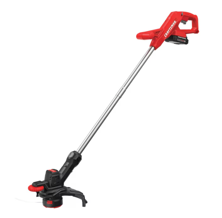 CRAFTSMAN 20-volt Max 10-in Straight Shaft String Trimmer 1.5 Ah (Battery and Charger Included) (OPEN BOX)