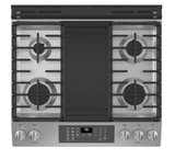 GE 30" Slide-In Front-Control Convection Gas Range with No Preheat Air Fry