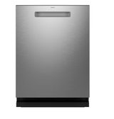 GE Profile Dry Boost 24-in Top Control Smart Built-In Dishwasher With Third Rack (Fingerprint-resistant Stainless Steel) ENERGY STAR, 44-dBA Very Quiet Sound Level