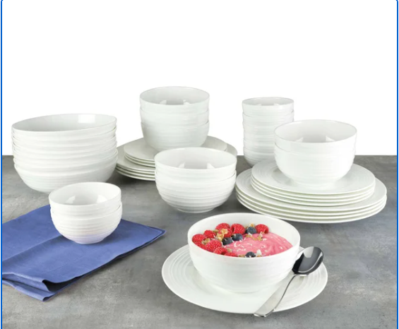 Mikasa Ciara 40-piece Bone China Dinnerware Set (Open Box)