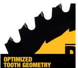 DEWALT Large Saw Blades 10-in 40-Tooth Rough Finish Tungsten Carbide-tipped Steel Miter/Table Saw Blade